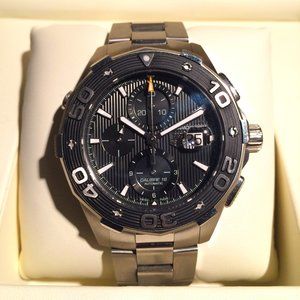 *SOLD* TAGHeuer Aquaracer 500M Calibre16 Automatic Chronograph Watch CAJ2110